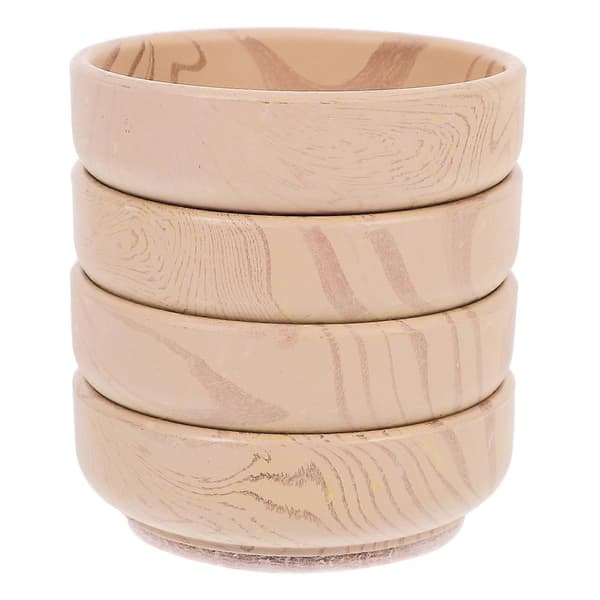 Halkfria soffstopp Möbelkoppar Halkskydd Ljudisolering Rund form 4st[D] Light Brown 6.20X6.20X2.20CM