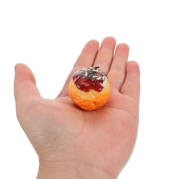 PVC Takoyaki Model Simulationslegetøj til Uddannelsesleg 12 stk. Sæt[D]