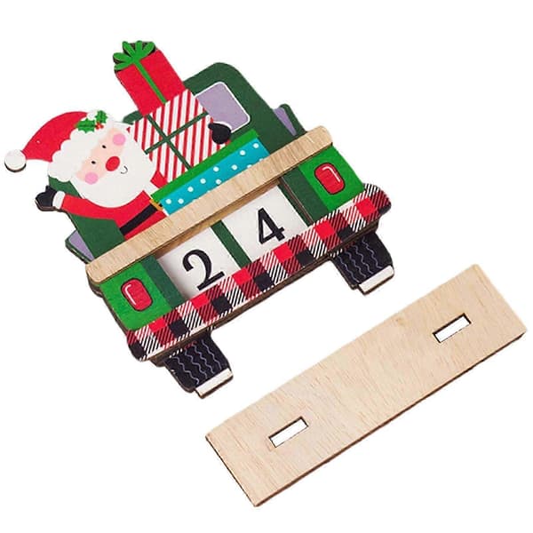 DIY Julekalender til Bil Adventspynt og Festlig Ornament [D] Green