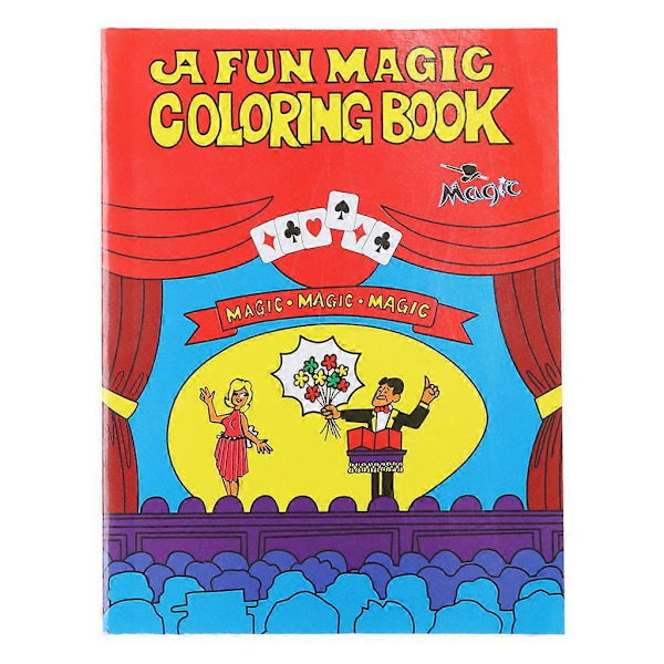 Magisk Färgbok Kreativ Trick Leksak Grimoire Spellbook för Barn/Vuxna