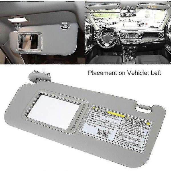 Vänster Solskydd För Förarsätet, 74320-42501-b2, För Rav4 2006-2009, Grå