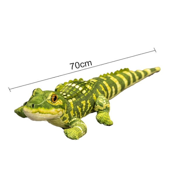 50/70CM Plysch Leksak Realistisk Krokodil Fylld Djur Mjuk Plushies Dockor Samling Krambar Kastkudde Kudde Present till Barn Barn Pojkar Flickor