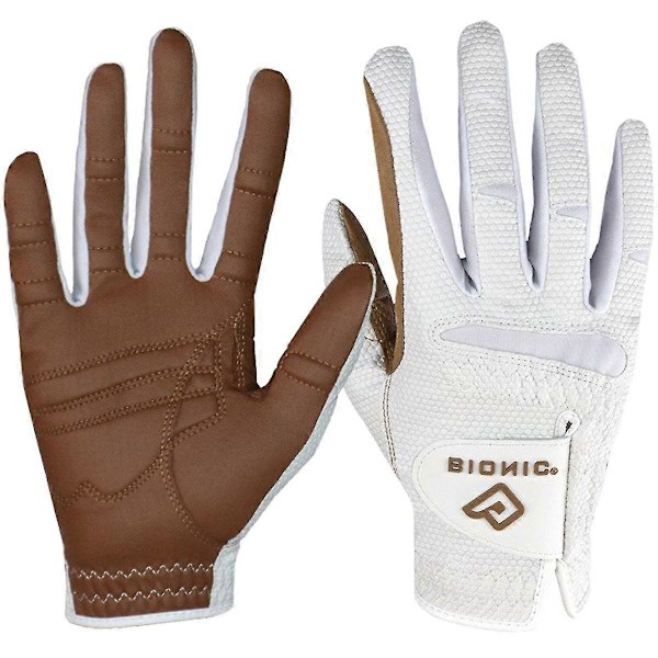 Dame Høyre Hånds Relax Grip 2.0 Golfhanske -[D] Caramel S