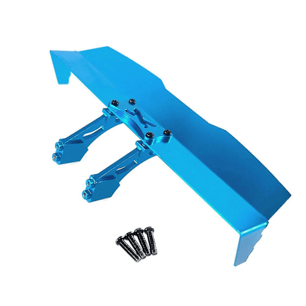 RC Biltillbehör Metall Bakre Vinge För MJX Hyper Go 16207 H16PL Bakspoiler Vinge[D] Blue