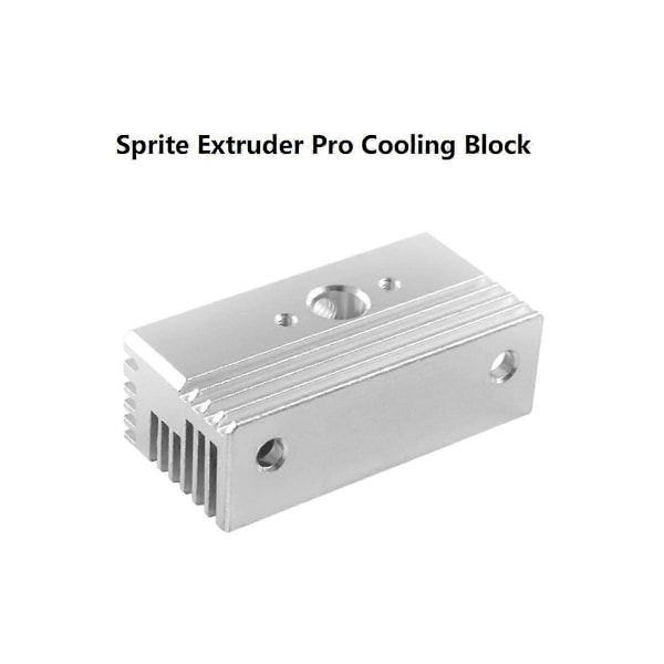 5 st Kylsystem för Sprite Extruder 3D-skrivartillbehör för Ender3 S1 Plus Pro/CR10 Smart Pro Silver