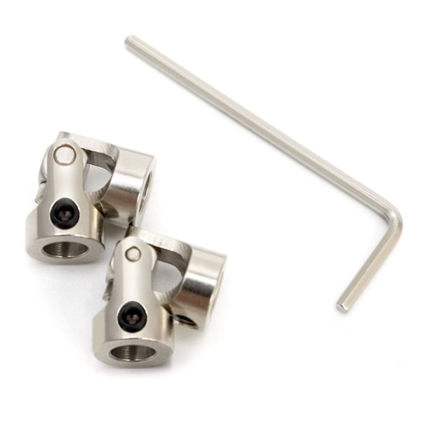 4-pack 6mm till 6mm metall axelkoppling motoranslutning universell koppling, universell koppling axelkoppling