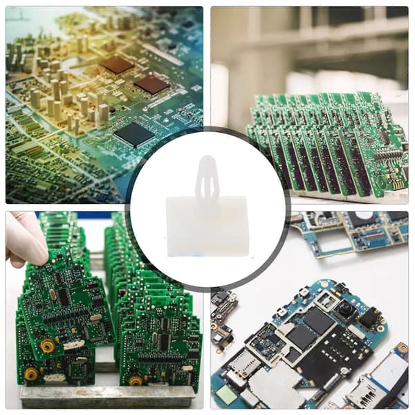 Plastik Kolonne Klæbende Pcb Standoff til Støtte Højde 100Stk[D]