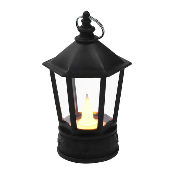 Utendørs Lantern LED Lys Lantern Skrivebordslampe Dekor Utendørs Terrasse Dekor [D]