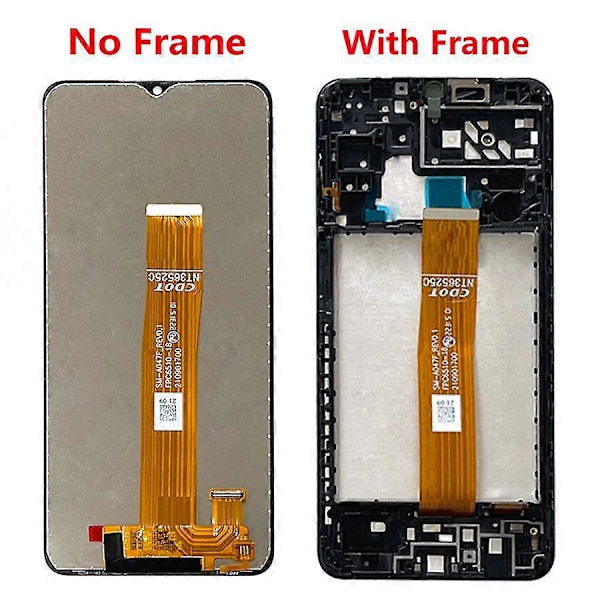 Tib 6,5'' Skjerm for Samsung Galaxy A04s A047f LCD-skjerm Berøringspanel Digitaliseringsutskifting for Samsung A04s LCD med ramme