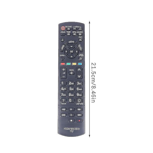 Fjärrkontroll Ersättning för Panasonic LED-TV N2QAYB000830 Kui-2a
