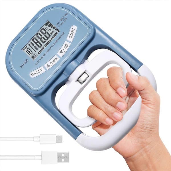 EH109 Digital Hand Dynamometer Handgreppsstyrketränare 396Lbs/180Kg Greppförstärkare Handgrepp S[D]
