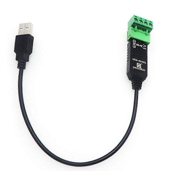 RS485 til USB 485 Konverter Adapter Support til Win7 XP WIN98 WIN2000 WINXP WIN7 WIN10 VISTA[D] Black