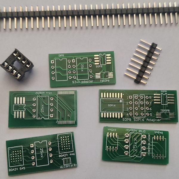 Ch341A Programmer V1.7 1.8V Nivåskift W25Q64Fw W25Q128Fw Gd25Lq64