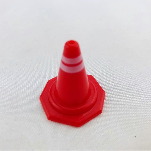Trafikkoner Leksak Vägspärrmodeller för Barn Lek 50st Mini Trafikkoner[D]