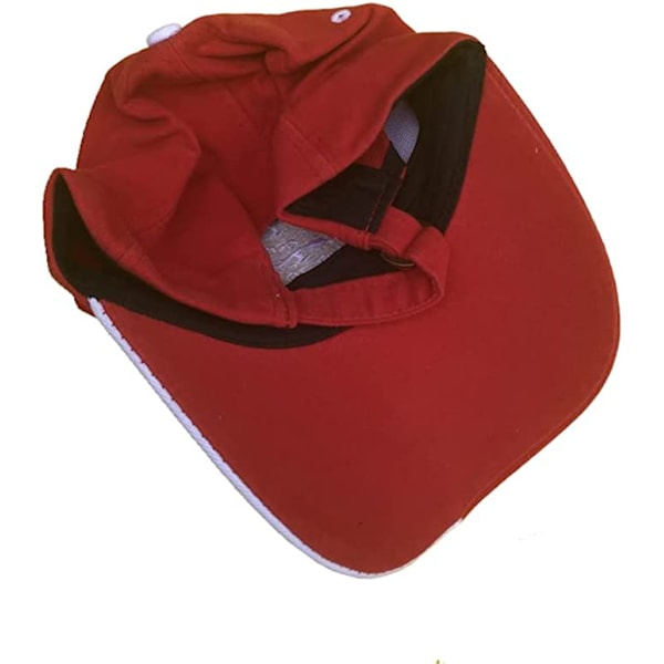 Unisex Broderede Baseballkasketter Justerbare Red Devils Sort (D) Red Devils Black