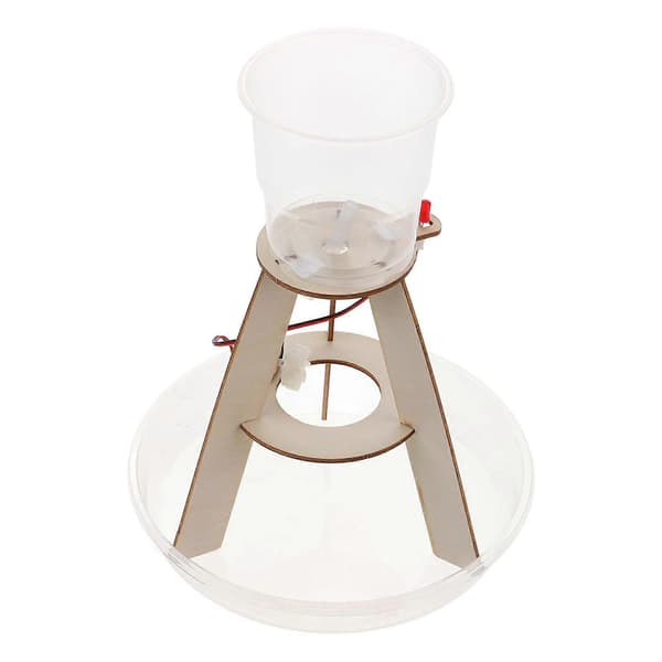 STEM Vand-sæt til Børn - DIY Hydroelektrisk Generator Eksperimentelle Uddannelsesvidenskabslegetøj til Elementære Studerende[D] 21.50X17.00X17.00CM