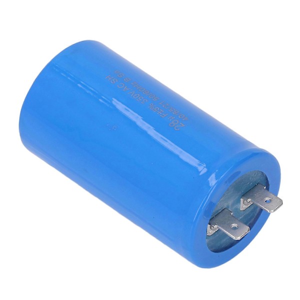 Start- og driftskondensator for motor CBB60 2-polet for generator, luftpumpe, kompressor 50/60Hz 350VAC 28uf