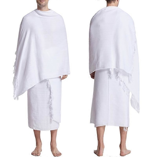 Ihram Ehram Ahram för män för Hajj och Umrah 2 handdukar