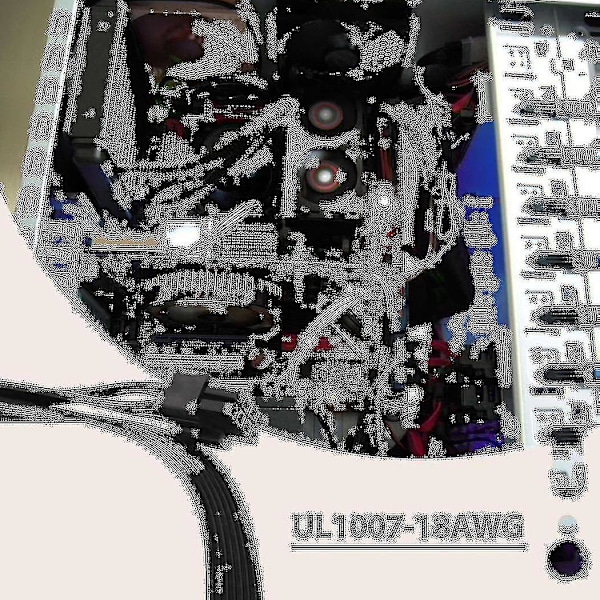 PCI-e 8-pins til dobbel 8-pins (6+2-pins) strømforsyningskabel Kompatibel med Cooler Master V Gold-serien V750 V650 V550 modulær strømforsyning