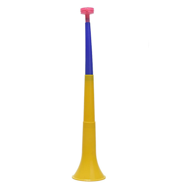 Vuvuzela VM-horn    Et must-have til årets VM    Ekstremt    Høyt (og irriterende)    Ca. 38 cm lang