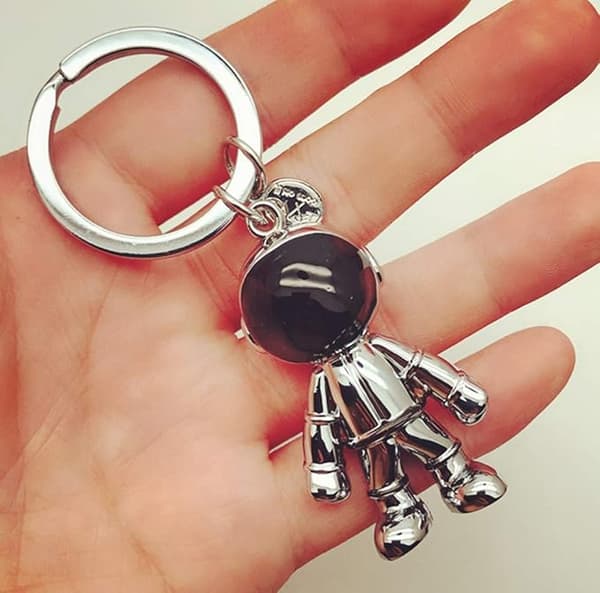 Robot Man Nyckelring Silver[D]