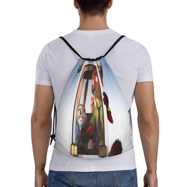 s39 Zootopia Canvas dobbelt skulderrygsæk solid konstruktion og glat ydre k39[D]