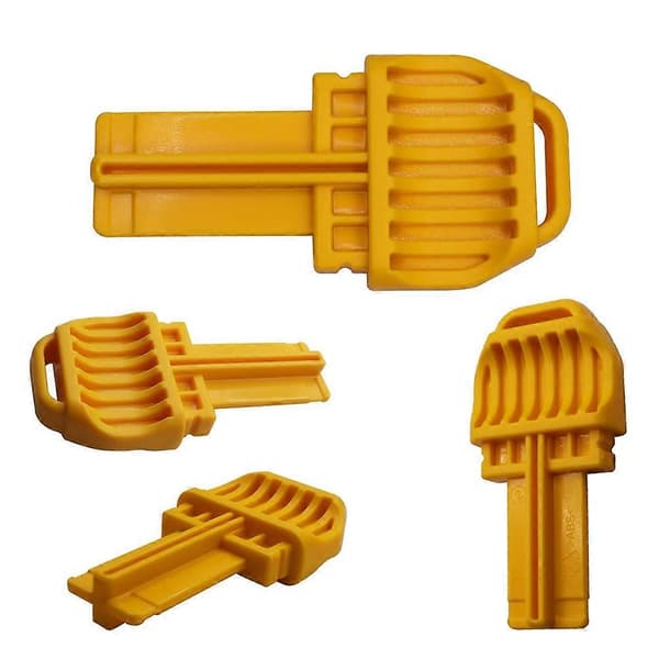 4-pack N835578 Gräsklippare - Nyckel för DCMWSP255Y2 DCMWP233U2 DCMWSP244U2 Gräsklippare[D] Yellow