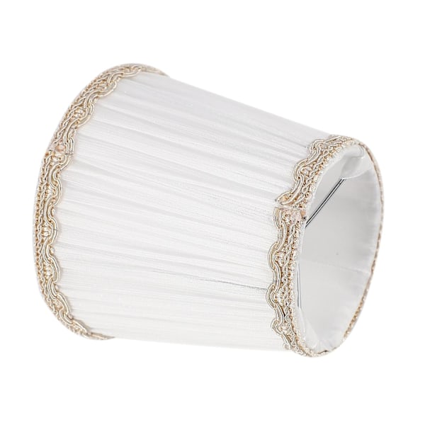 Lampskärmar för ljuskronor, ENDAST för ljuslampor, Clip-On lampskärmar, Set om 6, White