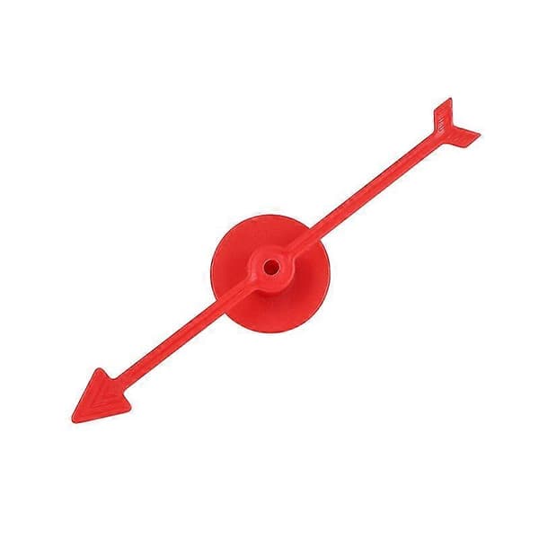 6 stk. Spinner 10CM Plastik Roterende Pil DIY Brætspil Børnelegetøj Tilbehør[D] MULTI