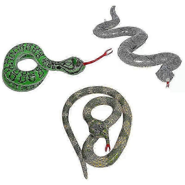 Uppblåsbar Python Orm Pool Leksak För Barn Sommar Vattenlek Tålig Realistisk Design Semesterfest Kul [WSY] Big Green Snake