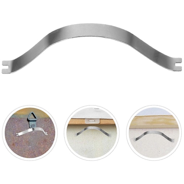 50 stk. Fotoramme Fjederbeslag Aluminium Legering Fjederclips Metal Fjederclips Til Billedramme[D] 8.5X0.6CM