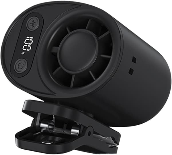 Miniklemmeventilator – 100 hastigheder | Velegnet til daglig pendling og andre lejligheder. (D)