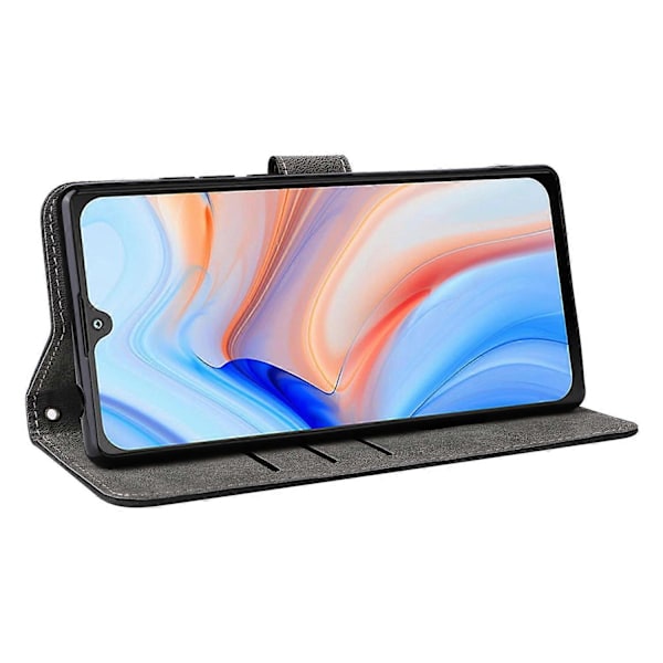 Plånboksfodral för Cubot P50 med RFID-blockering, PU-läder, stativfunktion - Grön Multicolor Black