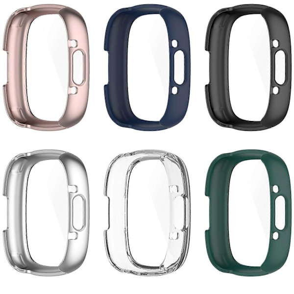 Til Fitbit Sense 2 PC+ Hærdet Film Integreret Beskyttelsesetui Til Fitbit Sense 2[D] Green