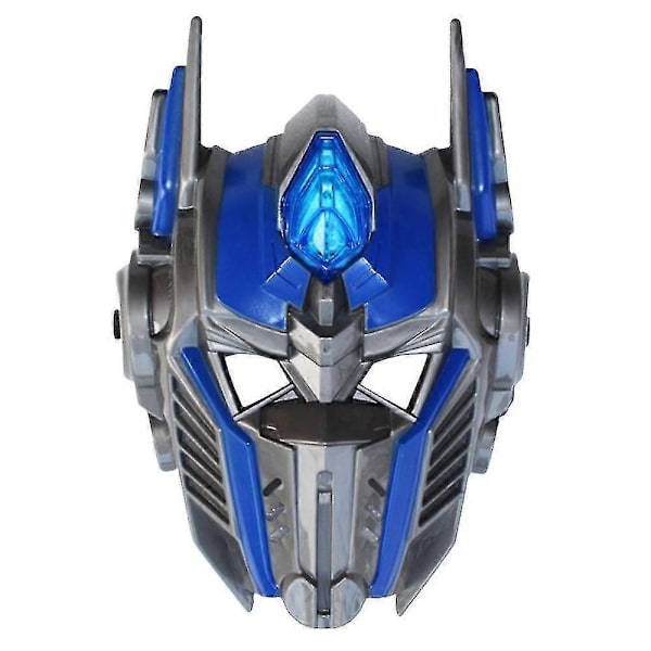 2024 Optimus Prime Mask, Ljus-Optimus Prime Mask för Halloween, Anime Filmfester Bästa Presenten För Barn Bumblebee Bästa Bröder, Blå