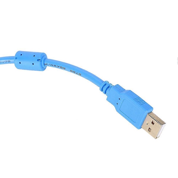 3 Meter PLC Programmeringskabel til CQM1H/CPM2C Serie PLC Blå Kabel 1PC