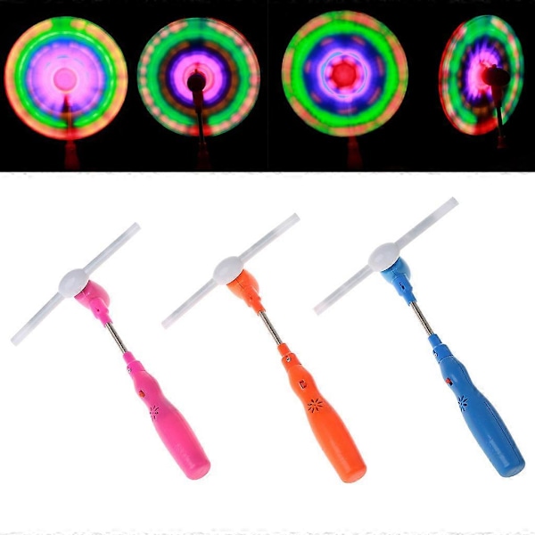 Interaktiv Vindkraftverksspinnare Leksak Glow in the Dark Festival Barn Favor Set