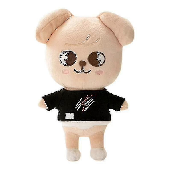 Tegneserie Stray Kids Skzoo Plussjeleker 21cm Peluche Fyllte Dyr Bbokari Wolf Chan Leebit Dwaekki Jinir