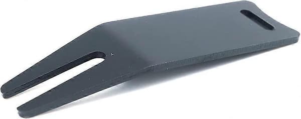 Golf Divot Reparationsværktøj Klassisk Design Aluminium (2 stk., sort) [D]