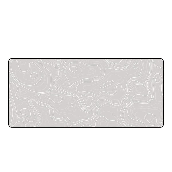 Extra Stor Musmatta Enkel Linje Halksäker Gummi Speltangentbordspad 900*400*4mm Skrivbordsbordsskyddande Matta För Hem Kontor Grey