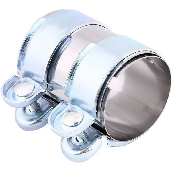 Rustfri Stål Udstødningsklemme til Bil, 50 mm Diameter, M10 Bolt[D]