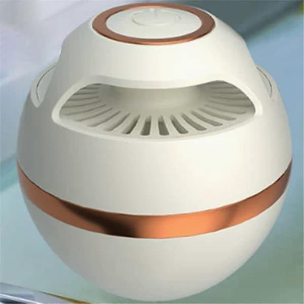 Mini USB Genopladelig Køleskabs Deodorizer Køleskabs Deodorizer Genanvendelig Lugtfjerner[D] White  Red