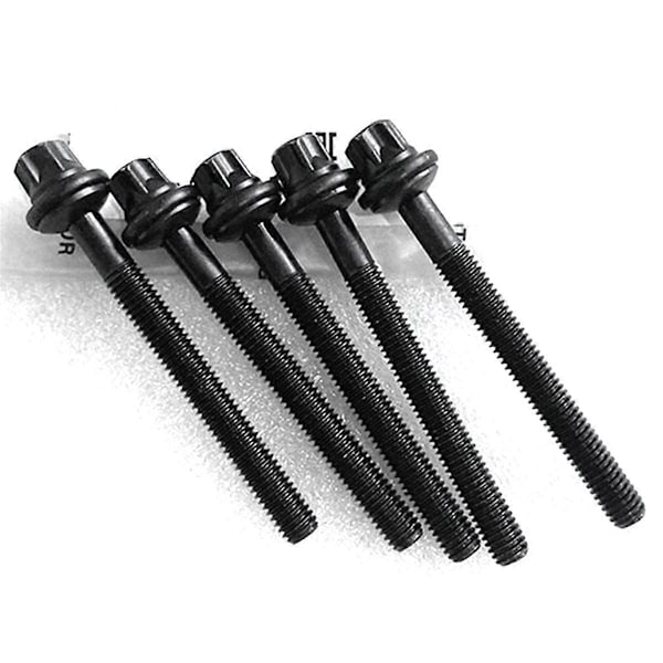 5 stk. Injektorbolter 6659901001 for Actyon Korando C 6650170060 Injektorskrue Black