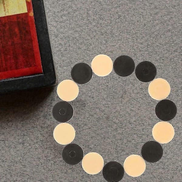 32 stk. Backgammon Plastbrikker Spillebrikker Runde Tilbehør til brætspil [D] Multi 2.00X2.00X0.30CM