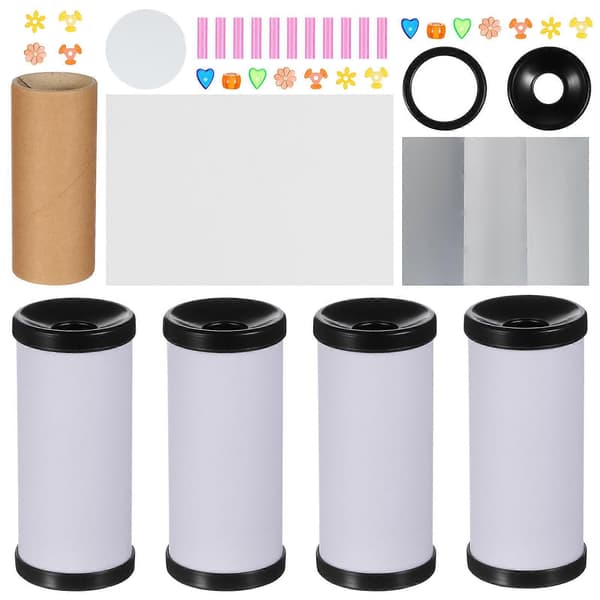 Kaleidoscope DIY Kaleidoscope Kit til Børn Uddannelseslegetøj 10 Sæt[D]