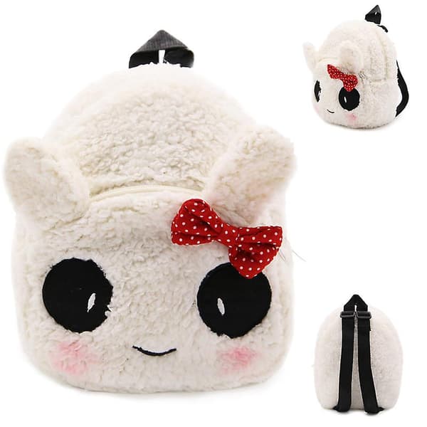Sød Mini Papirclips Holder, Dispenser Skrivebordsorganisering Tasker[D] Panda white