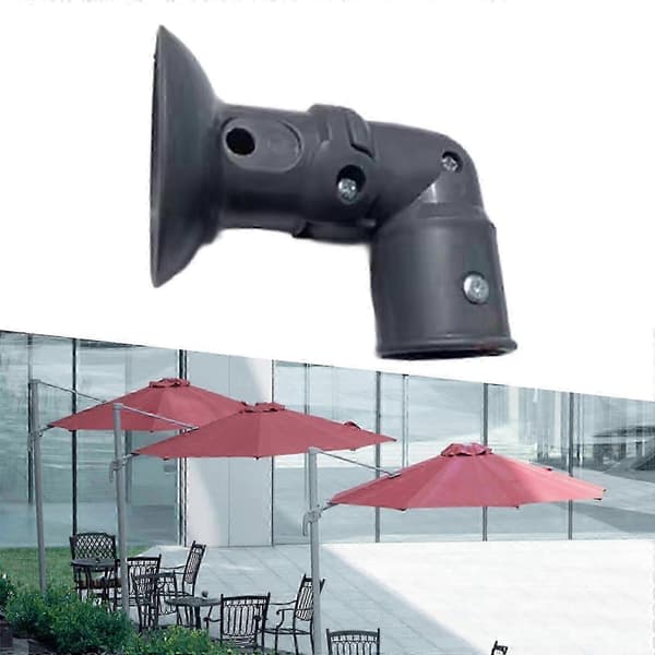 Tilbehør til terrasseparasol, holdbart håndværktøj til udskiftning af terrasseparasol til fiskeri, gårdhave, strand [D] Elbow Bracket
