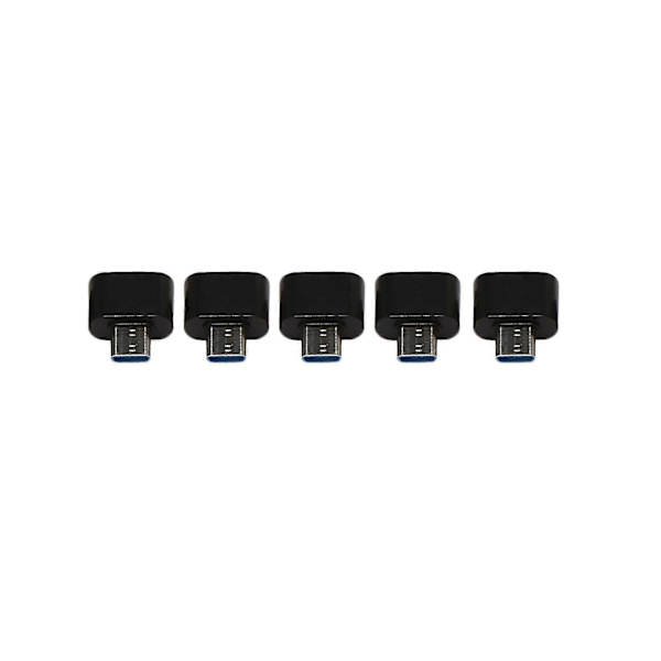 5 stk. Type-c Usb-c Til Usb 2.0 Otg Adapter Til Mobiltelefon (hvid)[D]