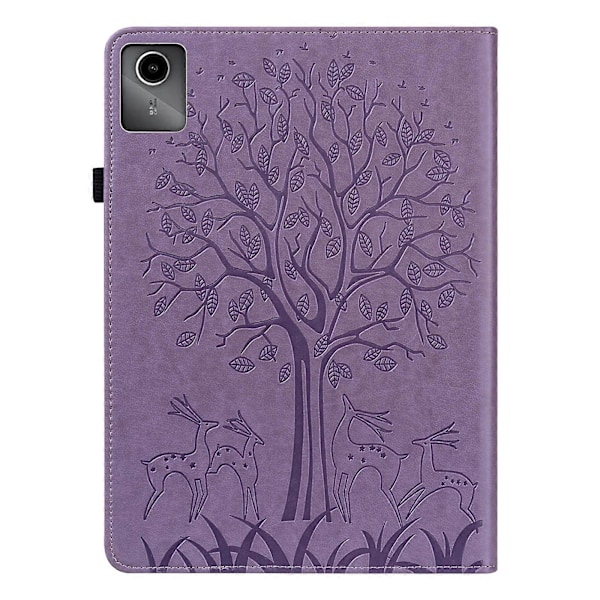 PU Nettbrettveske For Lenovo Tab M11 / Xiaoxin Pad 11 2024[D] Purple