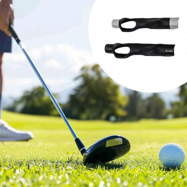2 stk. Golf Grip Trainer Håndposisjonskorrigerer for svingstabilitet Øvelseshjelp[D] Yellow Blue